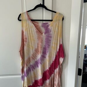 Multicolor Tie-Dye Women's Top